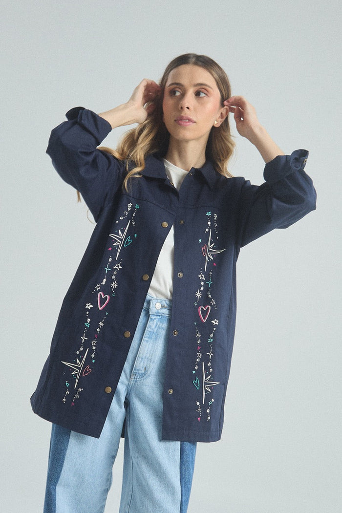 Chamarra A tu lado - Azul