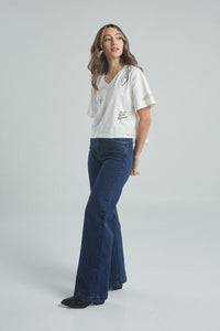 Playera Feel like home - Marfil