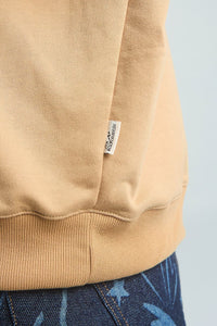 Sudadera Corazón en llamas - Café