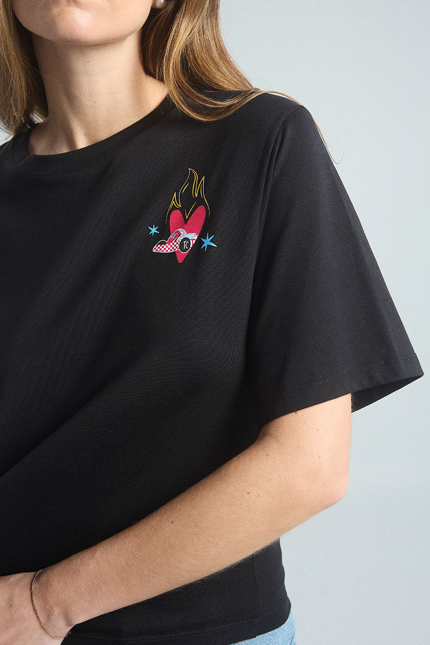 Playera Vive tu sueño - Negro