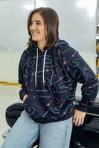 Sudadera Circuitos - Azul