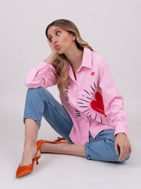 Camisa Radiante - Rosada