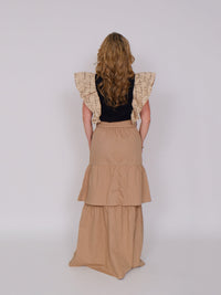 Falda Boleros Caqui