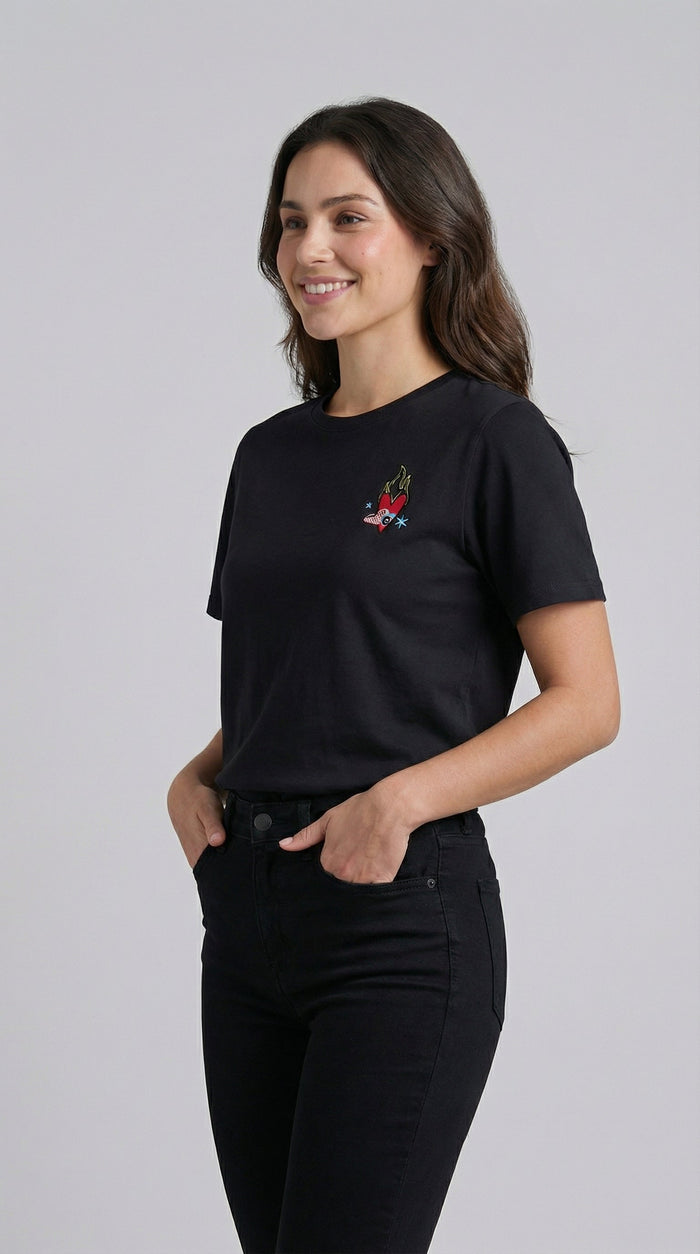 Playera Vive tu sueño - Negro