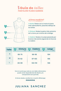 Pantalón Tejido garden - Negro