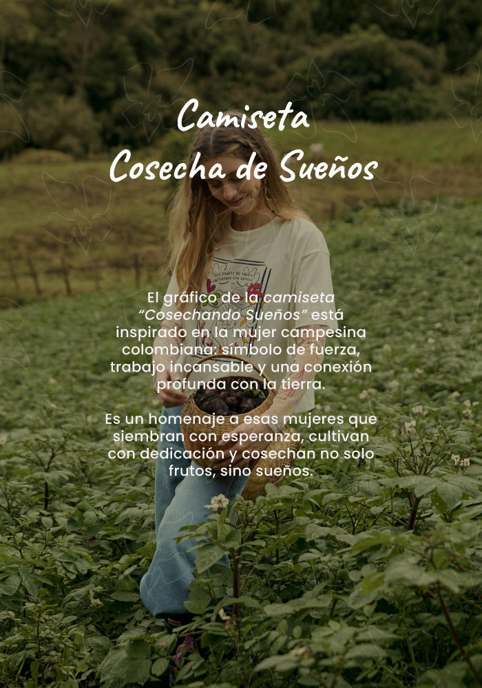 Playera Cosecha de sueños - Marfil