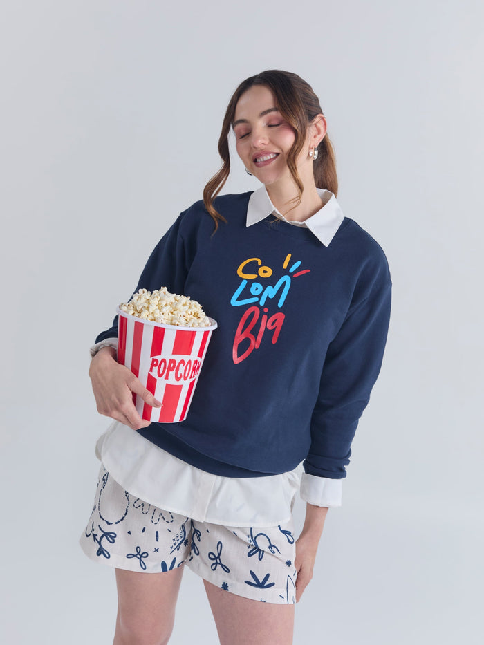 Sudadera Colombia - Azul