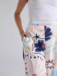 Pantalón Happy life - Marfil
