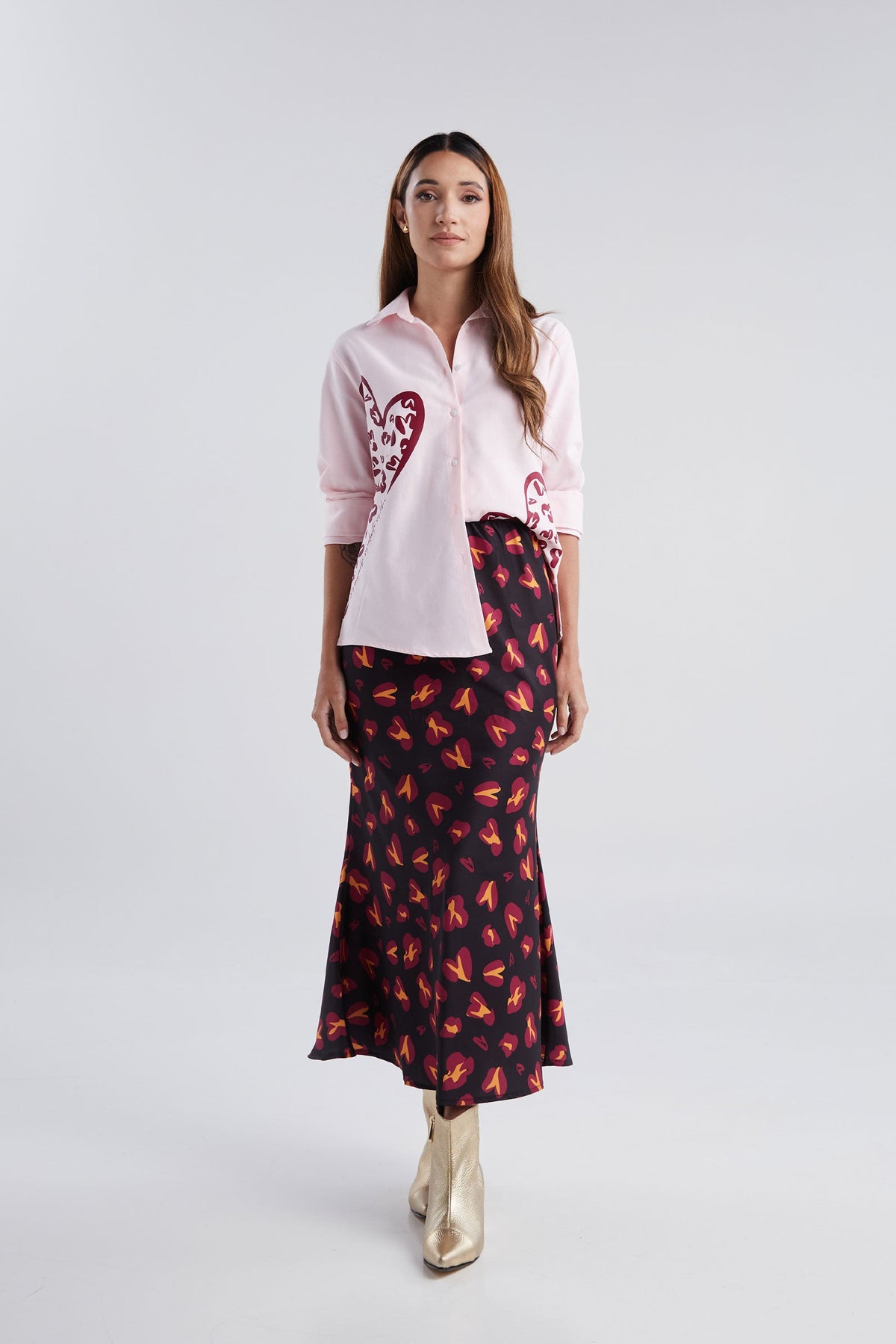 Falda Heart - Negro