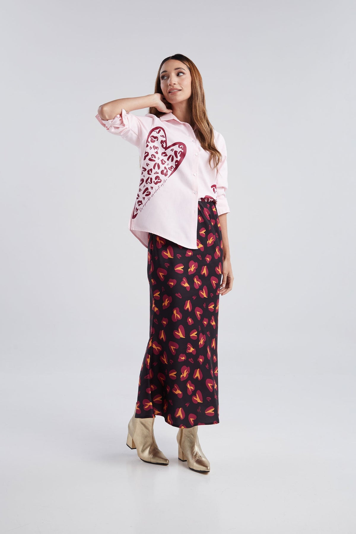 Falda Heart - Negro