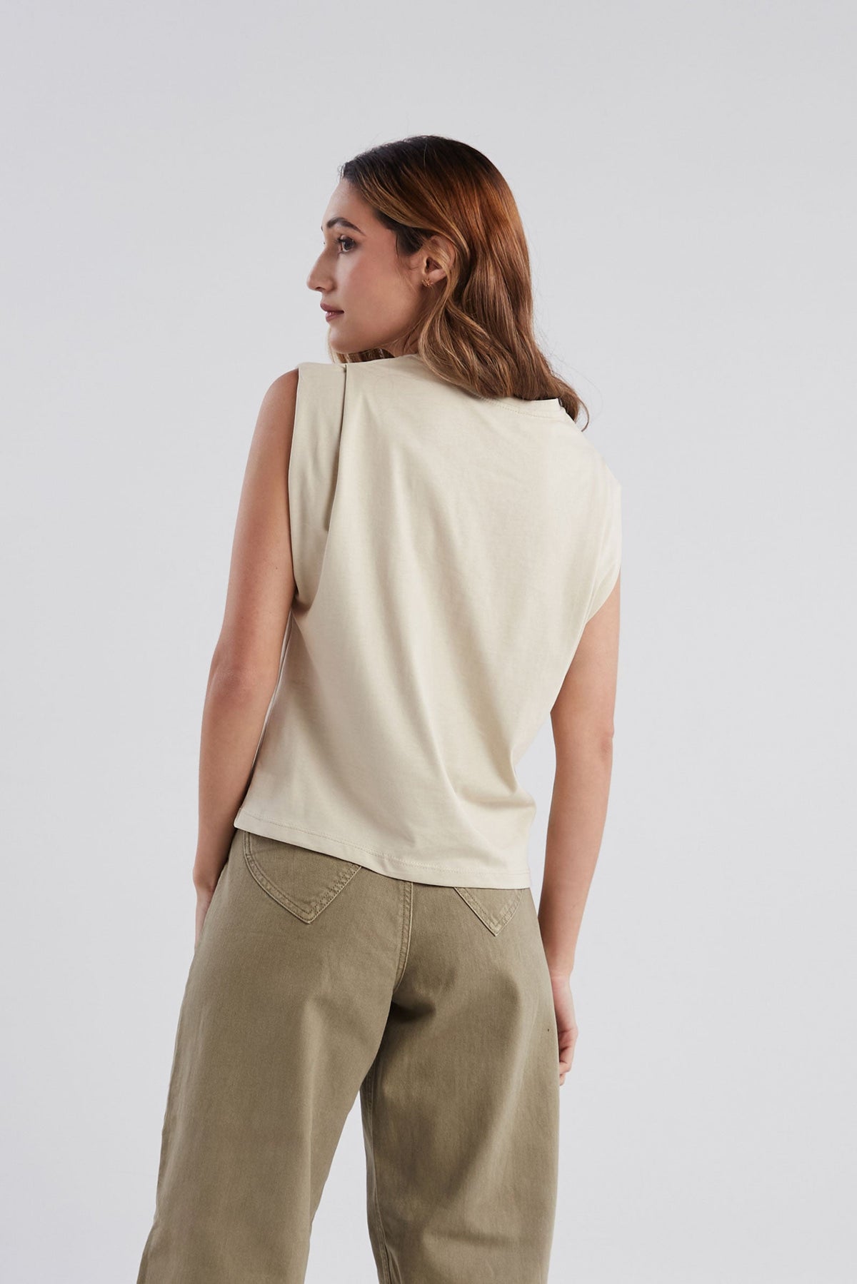Playera Late mi corazón - Arena