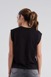 Playera Late mi corazón - Negro