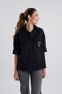 Sobrecamisa Made of love - Azul