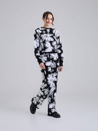 Sudadera Tejido garden - Negro