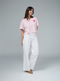 Playera Más fuerte - Rosado