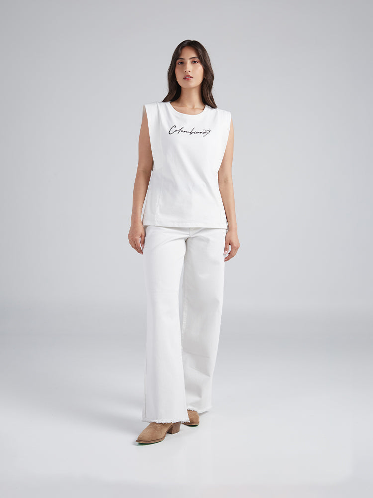 Playera Alma Colombiana - Marfil
