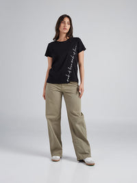 Playera Made of love - Negro
