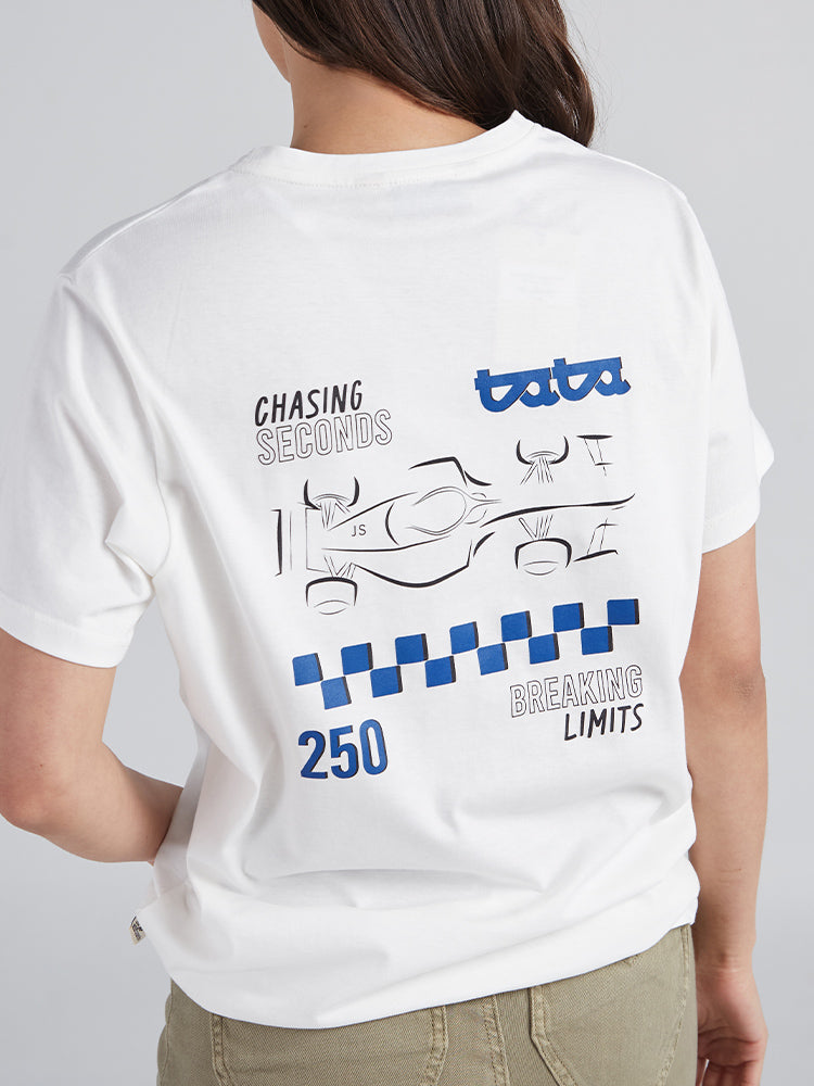 Playera Rompiendo limites Hombre - Marfil