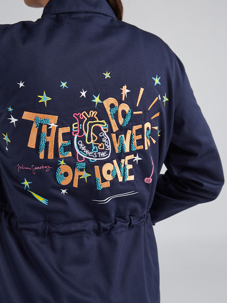 Chamarra The power of love - Azul