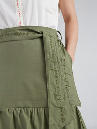 Falda Boleros Verde