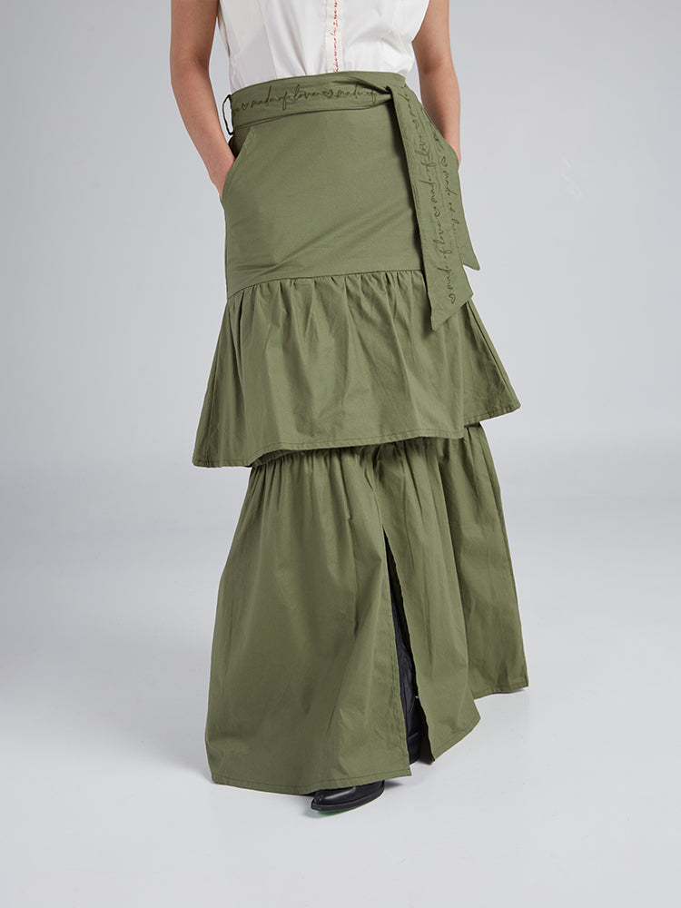 Falda Boleros Verde