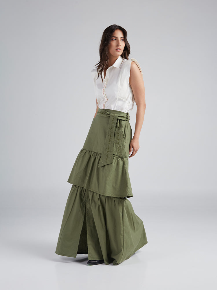 Falda Boleros Verde
