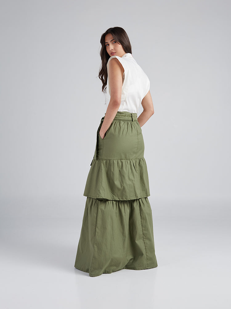Falda Boleros Verde