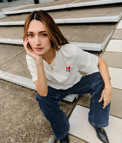 Playera Vive tu sueño - Marfil