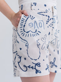Short Lazos - Marfil
