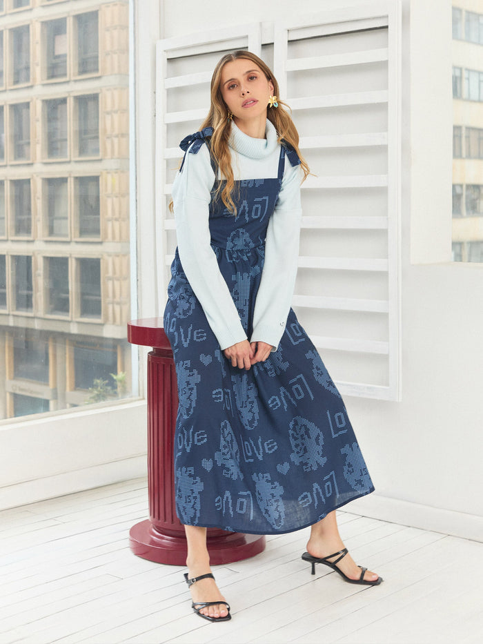 Vestido Es amor - Azul