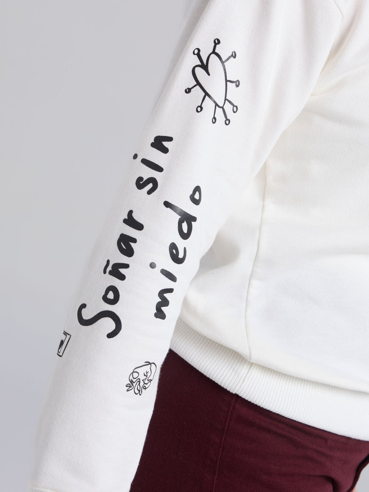 Sudadera Sin limites - Marfil