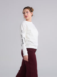 Sudadera Sin limites - Marfil