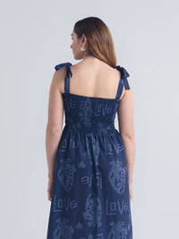Vestido Es amor - Azul