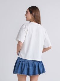 Playera Latidos - Marfil