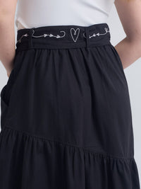 Falda En cada paso - Negro