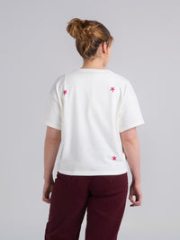 Playera Haz que pase - Marfil