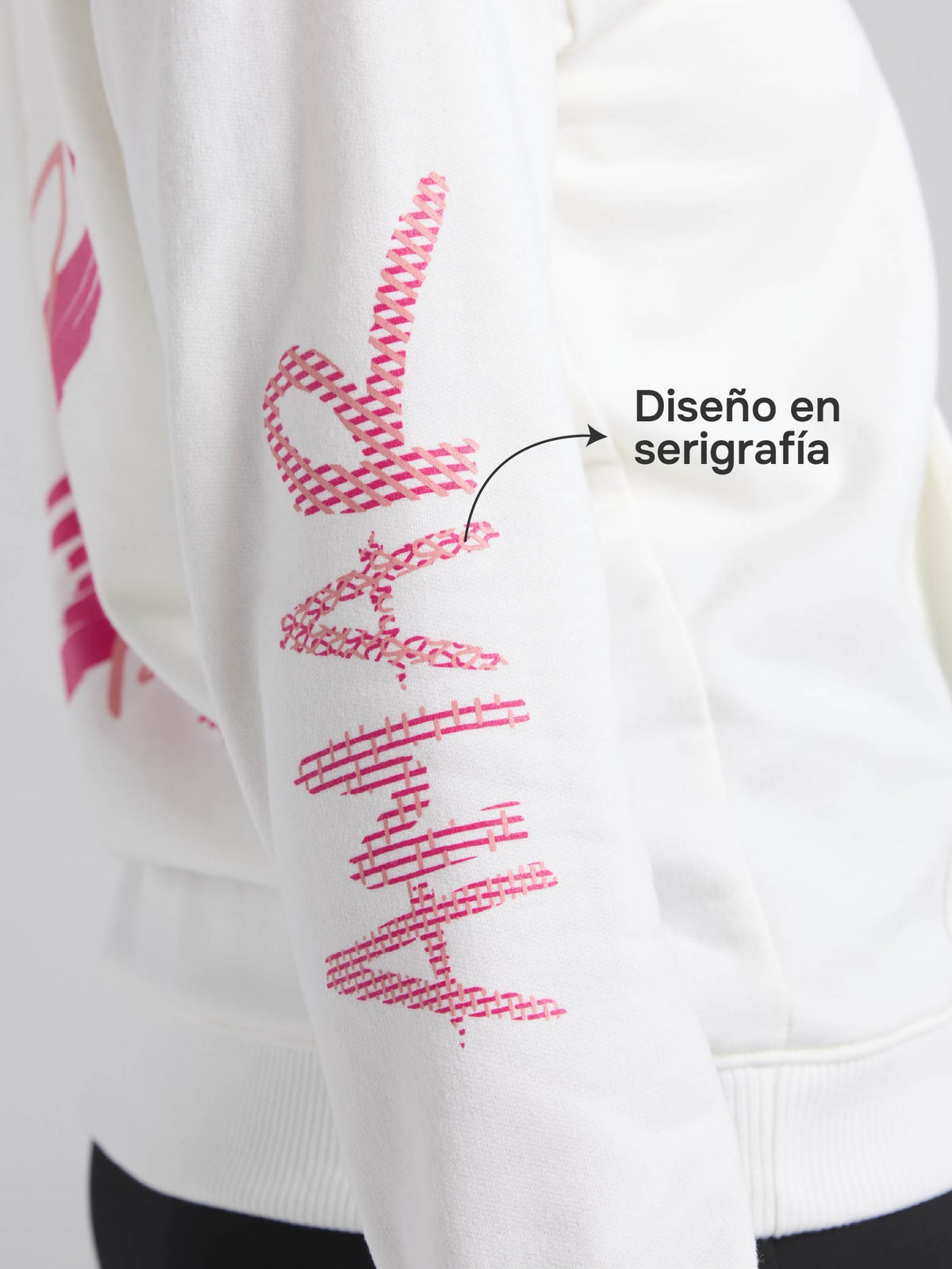 Sudadera Crear - Marfil