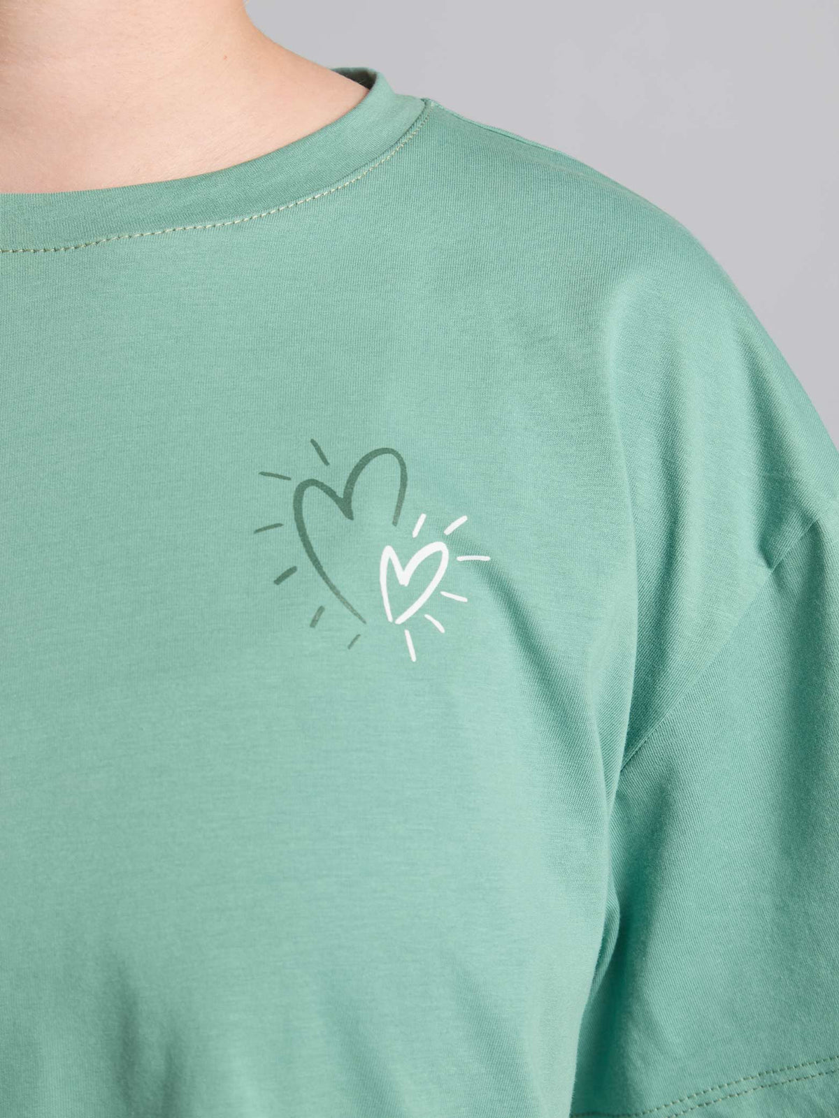 Playera Love - Verde