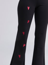 Pantalón Flare básico - Negro