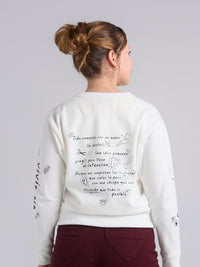 Sudadera Sin limites - Marfil