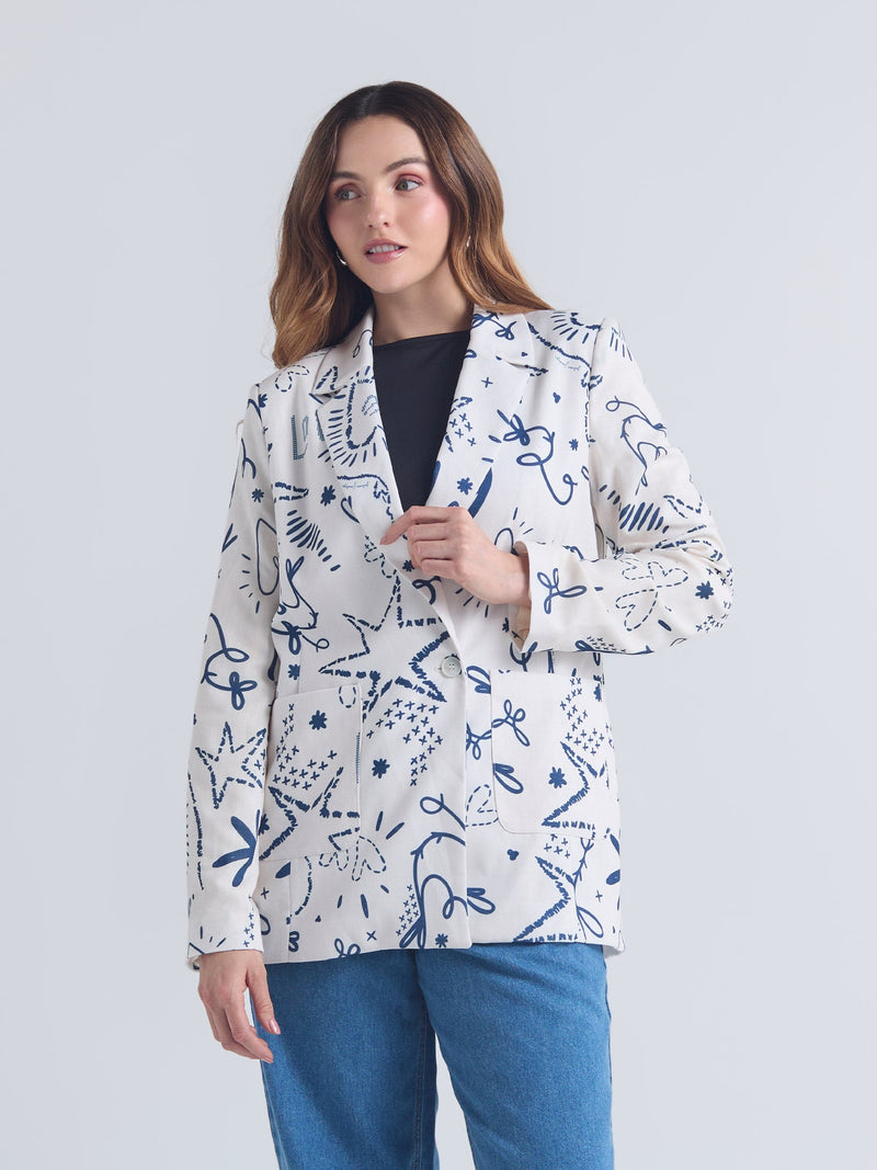 Blazer Lazos - Marfil
