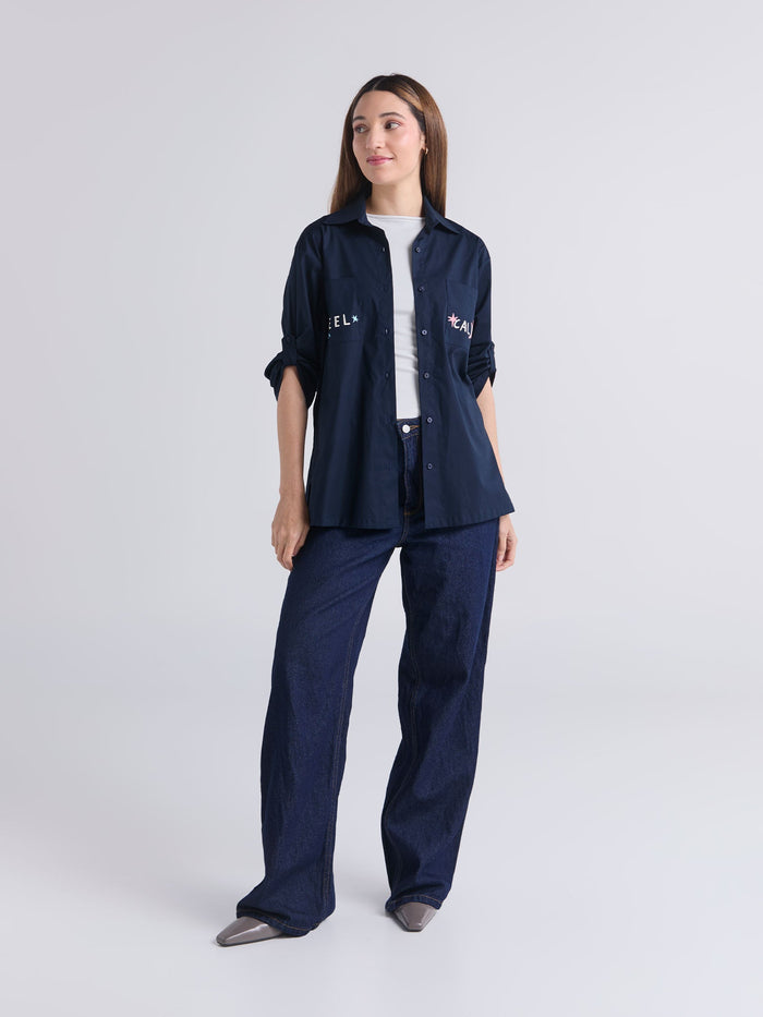Camisa Feel - Azul