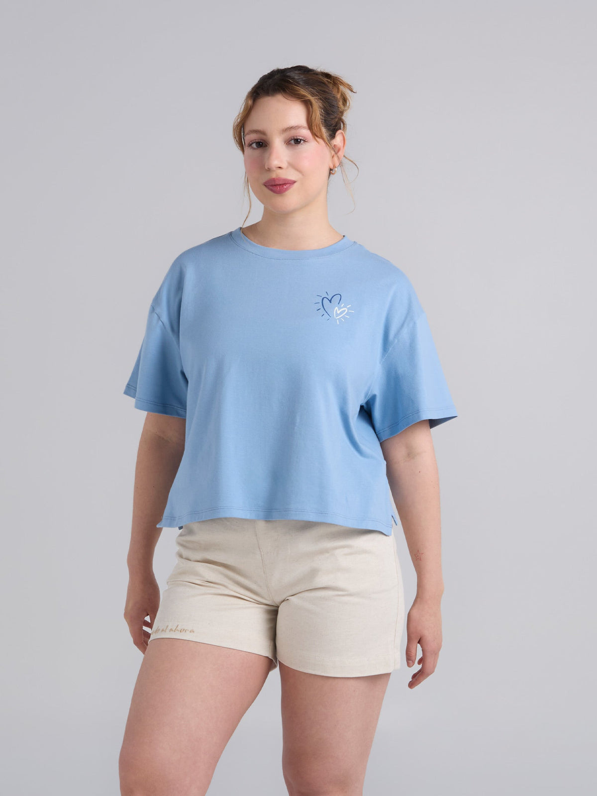 Playera Love - Azul