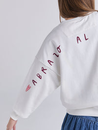 Sudadera Abrazo al corazón - Marfil