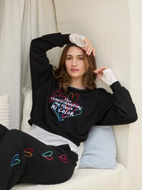 Sudadera Mi color - Negro