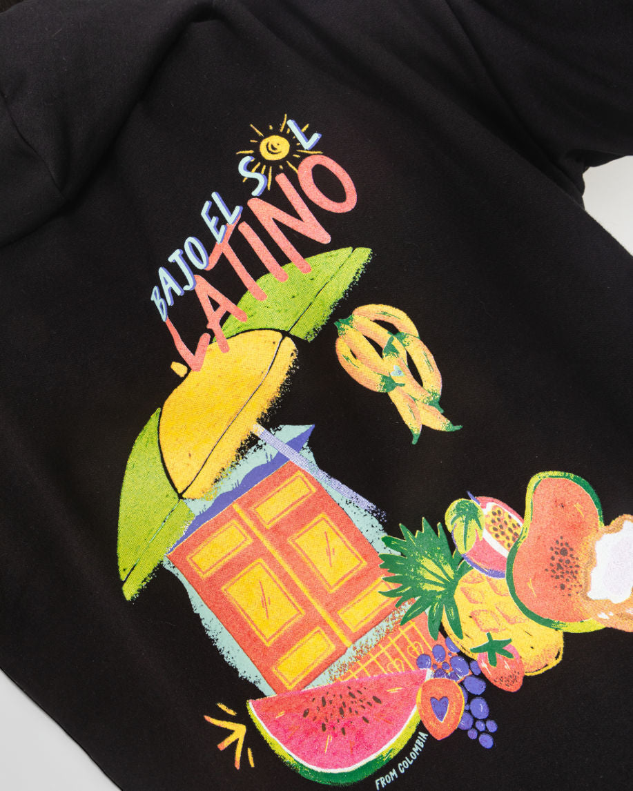 Sudadera Sol latino - Negro