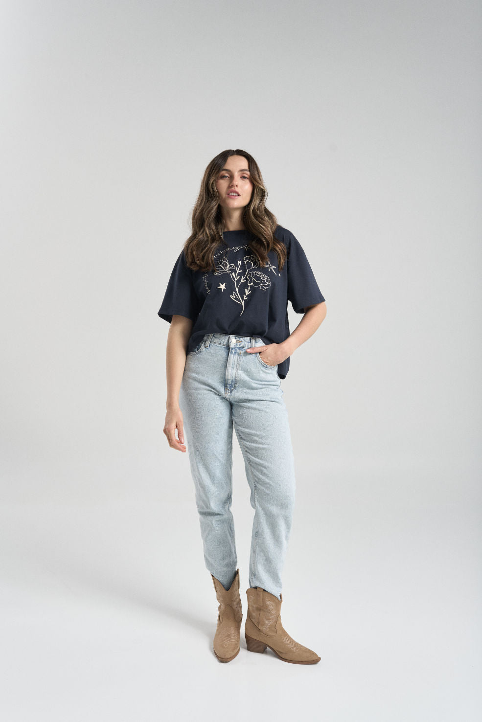 Playera Believe - Azul