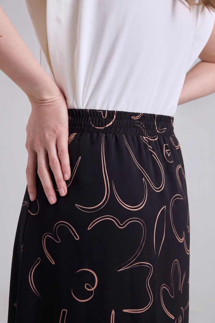 Falda Garden - Negro